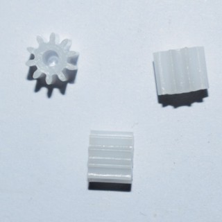 10齒 軟 塑膠齒輪 2mm孔 電機齒輪 玩具配件科技製作模型零件102a