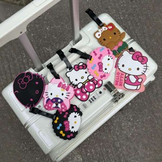 行李牌 行李吊牌 韓國 hellokitty行李牌防丟失行李箱標識牌書包吊牌吊飾可愛卡通行李牌