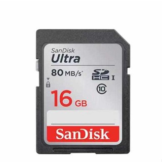 128g 記憶卡 sd 記憶卡 SanDisk閃迪SD卡16G 內存卡 Class10 高速相機卡16G 80M/S 存