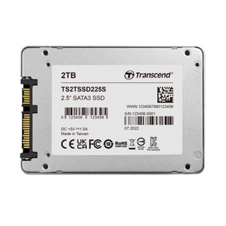 新風尚潮流 【TS2TSSD225S】 創見 2TB 225S SATA 3 SSD 固態硬碟 3年保固