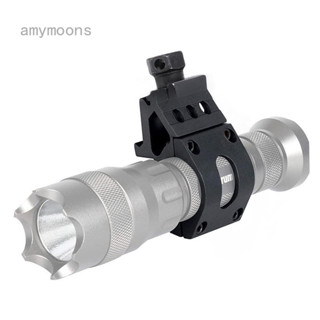Amymoons 快速釋放偏置多功能手電筒支架手電筒導軌支架固定底座