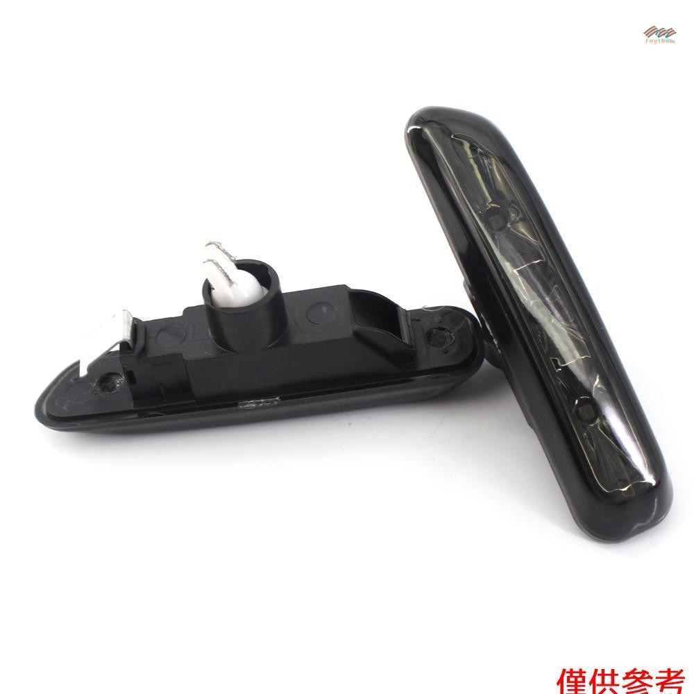 BMW 全新 2 件 LED 側製造燈前擋泥板信號燈轉向信號燈總成更換適用於寶馬 3 系 E46 4 門 1999-20