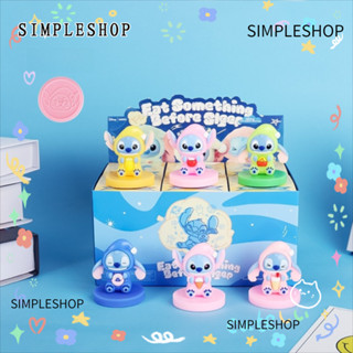 SIMPLESHOP 6 件/盒針盒,針跡主題迪士尼桌面展示模型,卡哇伊迷你公仔娃娃汽車裝飾
