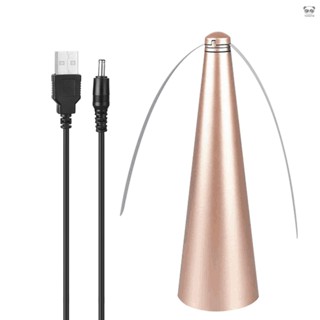 多功能扇葉驅蠅器 自動驅蠅器 趕蠅驅蚊風扇  USB款，不帶電池出貨，金色