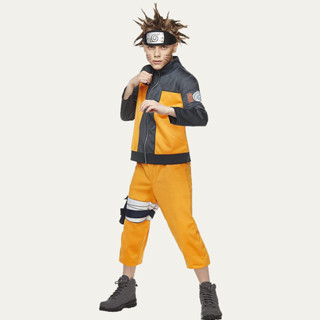 <免運> 火影忍者服裝 兒童動漫旋渦鳴人一代衣服造型服飾 萬聖節cosplay服飾動漫表演服 男女變裝角色扮演服家庭派對