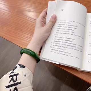 新品現貨俄羅斯碧玉手鐲女款玉鐲天然玉菠菜綠和田玉墨綠祖母綠媽媽禮物20250612
