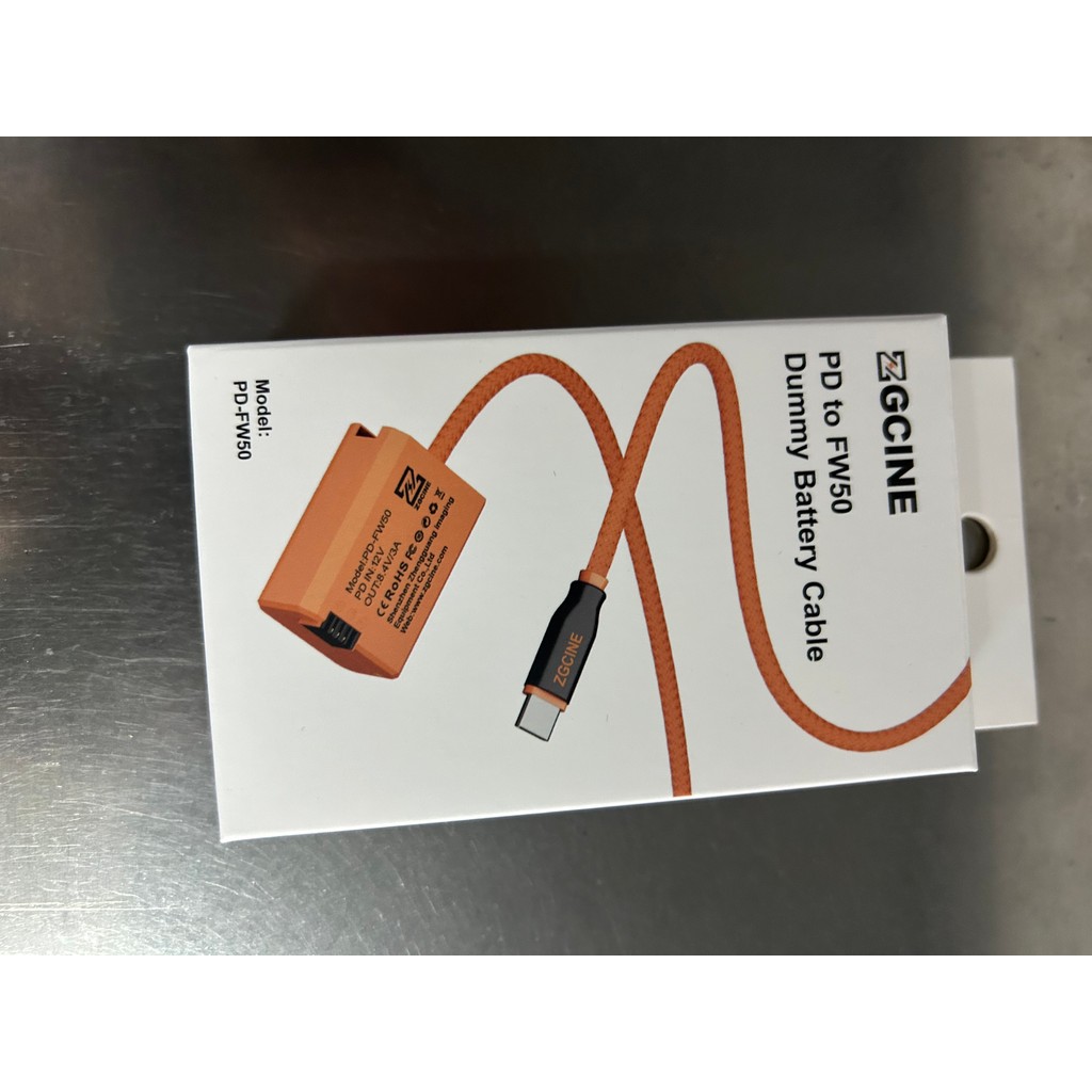 ZGCINE PD-FW50 NP-FW50假電池 Type-C快充接口 適配索尼A7/ A7M2/ A7R2/ A7S