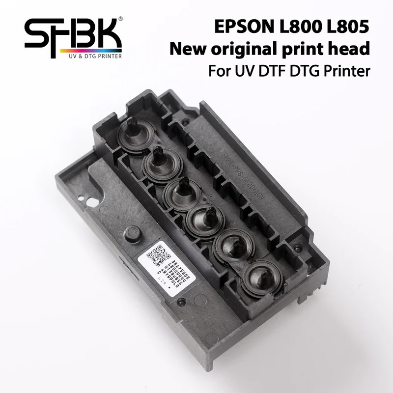 100% 新原裝愛普生L800 L801 L805打印頭，用於A4 UV打印機DTF打印機DTG打印機未翻新，非二手