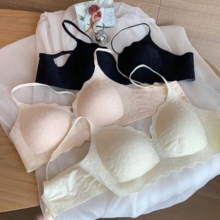 《現貨下單》簡約軟糯果凍無痕內衣女集中爆乳無鋼圈軟支撐塑形輕薄美背透氣內衣罩