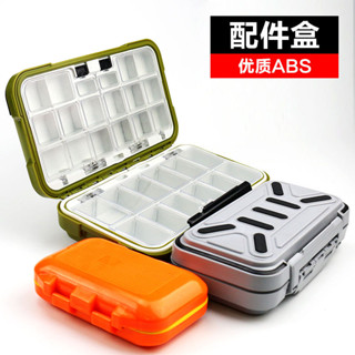 💯新品熱銷💯防水小配件收納盒多功能路亞盒假餌盒小工具盒釣魚用品 路亞盒 蝦竿收納盒 釣魚收納盒 餌盒 釣蝦盒 木蝦盒