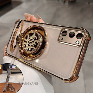SAMSUNG 三星NOTE 20手機殼四角電鍍透明防摔手機殼唯美豐富新設計支架手機TPU軟殼CYMWX02