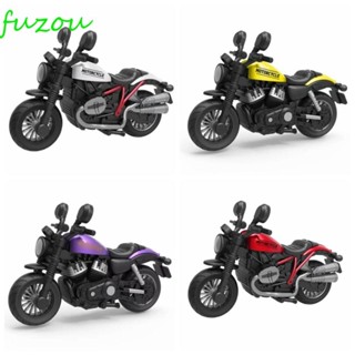 FUZOU迷你摩托車,模擬金屬摩托車模型,賽車模型玩具工藝品收藏教育合金摩托車玩具男孩兒童