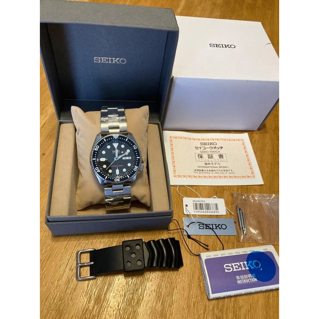 SEIKO 精工 手錶 7S26-0020 SKX007 Diver 黑色 mercari 日本直送 二手