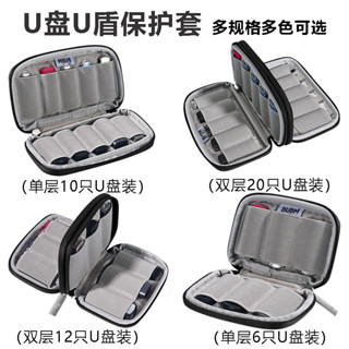 BUBM u盤保護套金士頓小巧便攜u盤包網銀u盾收納盒迷你u盤套適用愛國者閃迪隨身碟收納小包K寶網銀優盾公司出納