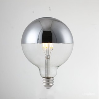 [清倉處理]複古LED半電鍍水銀反射無影球泡E27E14酒店KTV酒吧暖光鍍金燈泡