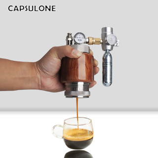 【咖啡製作裝備】柯布capsulone氣動電動不鏽鋼便攜式手動意式濃縮咖啡機 家用戶外