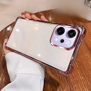 適用於 OPPO Reno 14 Pro Reno14 14Pro 4G 5G 手機殼透明透明後蓋防震 Amor 保險槓