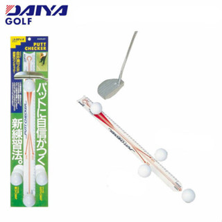 超值#日本原裝進口 DAIYA 高爾夫推桿準確度訓練器軌道標尺練習用品