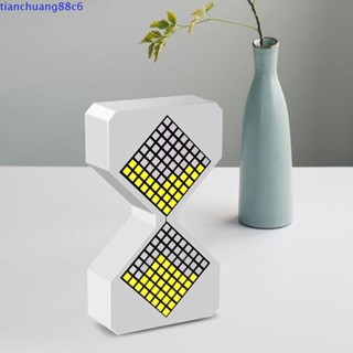 TIANCHUANGLED電子沙漏,1-30分鐘定時器帶重力感應DIY數字沙鍾,減壓玩具科技感夜光沙漏