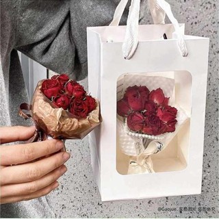 金莎花束 花束包裝紙 花束 mini真花小玫瑰乾燥花迷你小花束裝飾永生花女生情人節禮物鮮花520