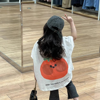 🌟派派🌟桃園出貨 女童韓係洋氣時尚短袖T恤 兒童裝夏款 中小童寶寶純棉套頭衫上衣 潮