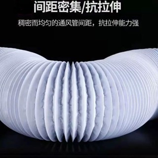 【臺灣熱賣】 鋁箔雙層加厚風管PVC複合鋼絲管中央空調通風換氣軟管廚房排煙管 精選