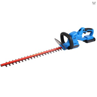 樹籬修剪器，20V電動灌木修剪器，帶22“(56cm)雙動刀片，3/4”（19mm)切割能力，灌木修剪器包括2.0Ah電