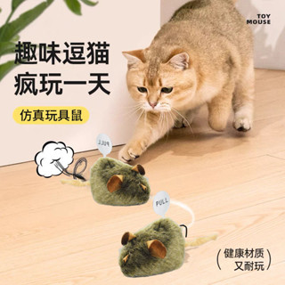 寵物 貓咪玩具 貓玩具 逗貓 寵物玩具 狗狗玩具 電動 發聲 模擬 小老鼠 鳥鳴 毛絨 貓咪 自嗨 解悶 磨牙 玩具