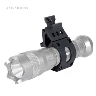 Amymoons 快速釋放偏置多功能手電筒支架手電筒導軌支架固定底座