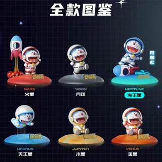 哆啦a夢 快樂星球 系列 盲盒 可愛潮玩 手辦 桌面 手機支架 汽車裝飾 禮物