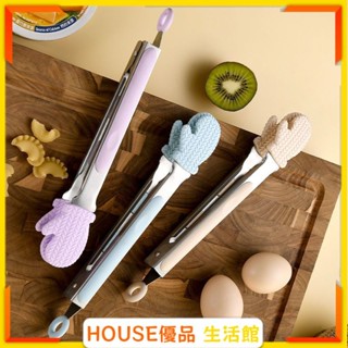 🔥臺灣出貨🔥【送剝殼護甲器】創意手掌型不鏽鋼食物夾 牛排夾 廚房專用燒烤夾子 麵包夾子 烘焙 萬能型