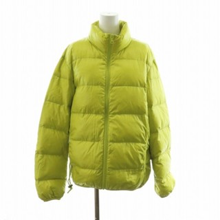 UNIQLO 羽絨服 夾克外套 外衣 外套 綠色 拉鍊拉上 明亮 日本直送 二手
