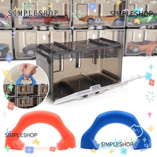 SIMPLESHOP 儲物盒,帶把手,不帶汽車展示盒,耐用1/64壓鑄模型汽車ABS玩具展示模型