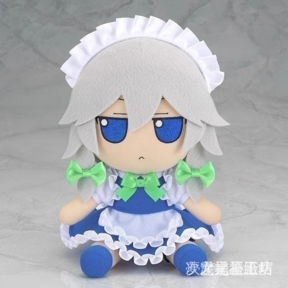 東方project週邊fumo布偶娃娃十六夜咲夜公仔二次元公仔