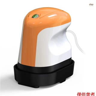 全新迷你熱壓機 T 恤印花蒸汽熱轉印機 6x9cm 手持式熨斗機支援乾濕熨燙衣服袋帽子墊毯子手機殼便攜式