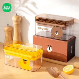 LINE FRIENDS凍冰塊冰棒模具家用自製雪糕儲冰盒製冰儲冰格神器❤6.6❤