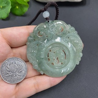天然翡翠A貨鏤空三羊開泰玉吊墜老坑冰糯種吊飾玉項鍊玉佩毛衣鏈天然翡翠A貨鏤空三羊開泰玉吊墜老坑冰糯種吊飾玉項鍊玉佩毛衣鏈