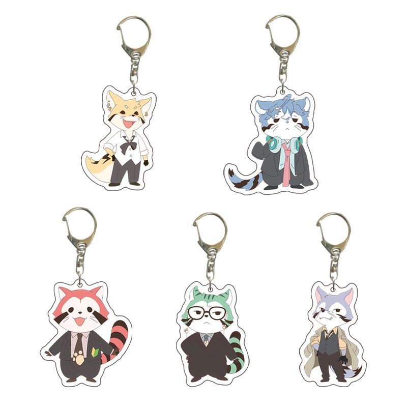 【酷town】浣熊 卡爾卡爾團 亞克力鑰匙扣掛件動漫周邊掛飾|新番|動漫|周邊