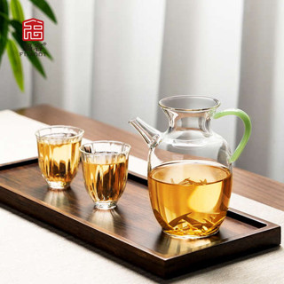 旅行茶具組 下午茶具組 茶具組 福容茶壺泡茶專用大容量玻璃水壺高硼矽耐高溫茶具家用手工宋執壺