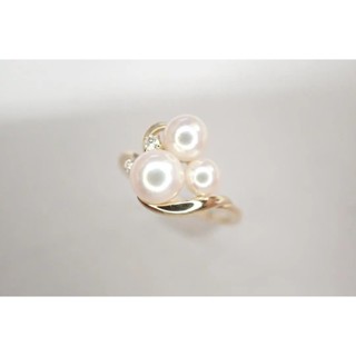 Mikimoto 戒指 珍珠 18k mercari 日本直送 二手