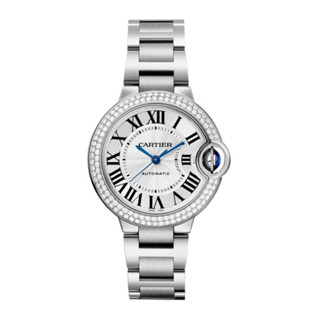 Cartier 卡地亞藍氣球33mm鑲鑽自動機械手錶女士W6920071