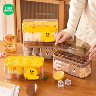 LINE FRIENDS凍冰塊冰棒模具家用自製雪糕儲冰盒製冰儲冰格神器