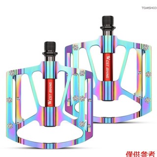 Winn 超輕鋁合金自行車踏板 3 軸承自行車踏板防滑防水扁平寬自行車踏板自行車配件