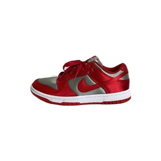 NIKE 耐吉 耐克 低剪裁運動鞋 Dunk Low 伊斯 新克羅 25.5cm 紅色 日本直送 二手