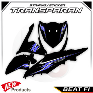 POLET 條紋 TANSPARAN 變體 HONDA BEAT FI 貼紙定製賽車 SIMPEL RACING M15