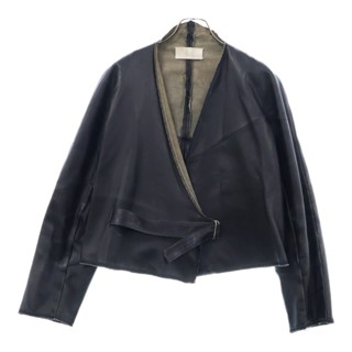 Maison Martin Margiela 馬丁·瑪吉拉馬丁瑪吉拉 99AW 皮夾克白色標籤皮革牛仔塗層外套