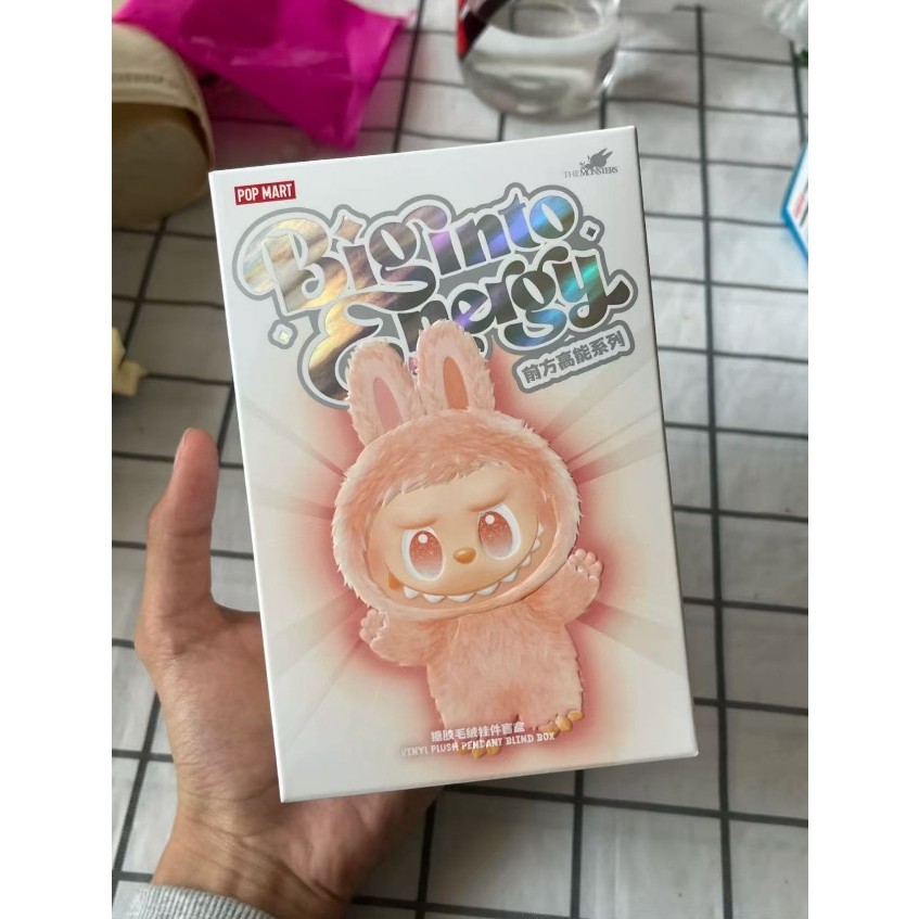 【 100% 正品】POPMART labubu 3.0 泡泡瑪特Labubu前方高能係列馬卡龍拉布布3代搪膠盲盒掛件