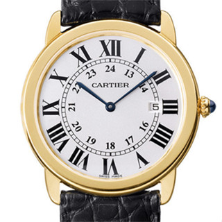 Cartier 卡地亞倫敦SOLO系列石英機芯手錶男士腕錶W6700455