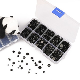 亞克力半圓卡通毛絨玩具動物眼睛珠子 diy手工製作娃娃飾品材料