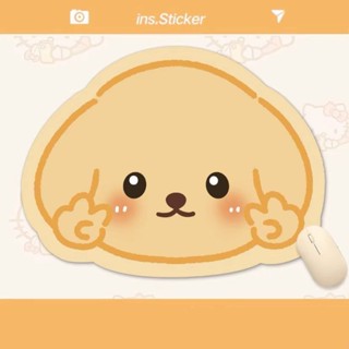 限時📣💯異形卡通可愛森貝兒滑鼠墊防滑防水辦公電腦桌墊子耐磨創意高顔值